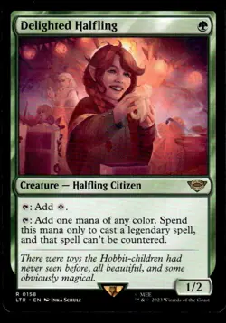 MTG Delighted Halfling The Lord of the Rings: Tales of Middle-earth 0363 $1 Ship - Image 1