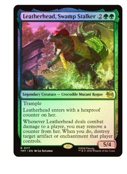 Leatherhead, Swamp Stalker - Foil Teenage Mutant Ninja Turtles MTG - Image 1
