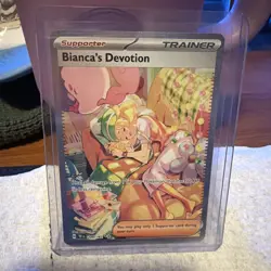 Pokemon TCG Temporal Forces Bianca's Devotion Holo Card SV05: Trainer - Image 1