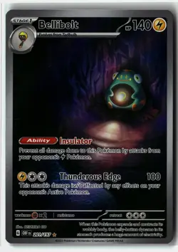 Bellibolt ⭐ 201/197 Holo Illustration Rare Obsidian Flames 2023 Pokemon NM - Image 1