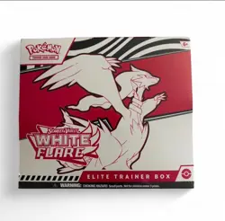 Pokemon Scarlet and Violet White Flare Elite Trainer Box ETB Factory Sealed - Image 1