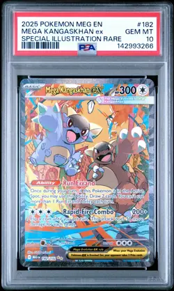 PSA 10 MEGA KANGASKHAN EX 182/132 SIR MEGA EVOLUTION POKEMON 😍 - Image 1