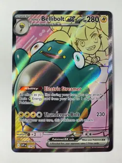 Pokemon: Iono's Bellibolt EX Scarlet & Violet Promo 194 Full Art Holo Near Mint - Image 1