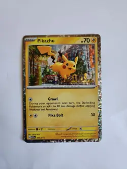 Pikachu 006/015 Holo McDonald’s 2023 Pokemon Card - Image 1