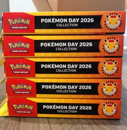 5x Pokemon Day 2026 Collection Box 2 with Swirls! Brand New Factory Sealed TCG - Image 5