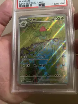 Pokemon TCG Ivysaur Scarlet & Violet 151 IR #167/165 PSA 9 - Image 2