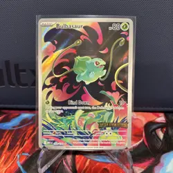 Pokemon TCG Bulbasaur Mega Evolution Stamped 133/132 Holo Illustration Rare EN - Image 1