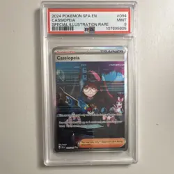 Pokemon Cassiopeia 094/094 Shrouded Fable Illustration Rare Holo PSA 9 - Image 1