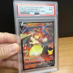 Pokemon Celebrations Lance’s Charizard V SWSH133 PSA 9 - Image 2
