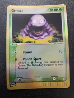 Pokemon EX Dragon Grimer Reverse Holo 57/97 EXC-NEAR MINT Yuka Morii - Image 1