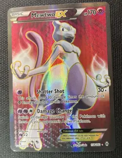 Pokemon TCG 2015 Breakthrough Mewtwo EX 158/162 - Image 1