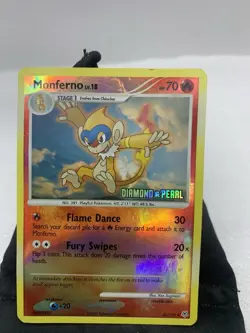 Monferno Reverse Holo Stamped 56/130 Diamond & Pearl Pokemon TCG 2007 B1 - Image 1