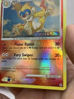 Monferno Reverse Holo Stamped 56/130 Diamond & Pearl Pokemon TCG 2007 B1 - Image 3