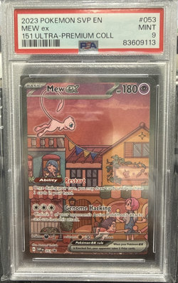 2023 POKEMON SVP EN-SV PROMO 151 ULTRA-PREMIUM COLLECTION #053 MEW EX PSA 9 - Image 1