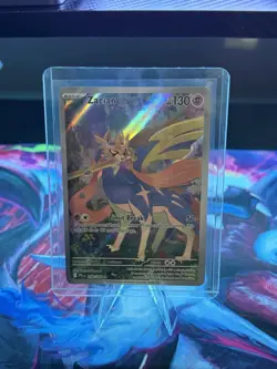 Zacian 100/094 Illustration Rare Holo ME02: Phantasmal Flames Pokemon NM - Image 1