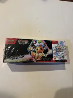 Pokemon Prismatic Evolutions Surprise Box Booster Bundle Sealed - Sams Club NEW - Image 1