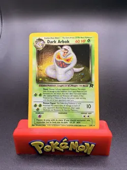 Vintage Pokemon Team Rocket Dark Arbok Holo 2/82 LP / NM - Image 1