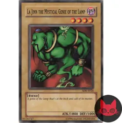 Yugioh La Jinn the Mystical Genie of the Lamp SDK-E024 Common LP - Image 1