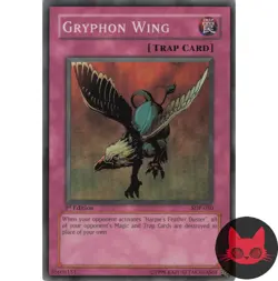 Yugioh Gryphon Wing SDP-050 Super Rare 1st Edition NM - Image 1