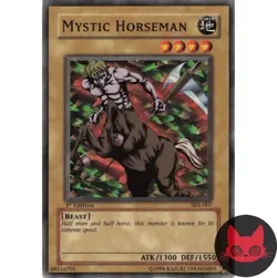 Yugioh Mystic Horseman SKE-007 Common 1st Edition NM - Image 1