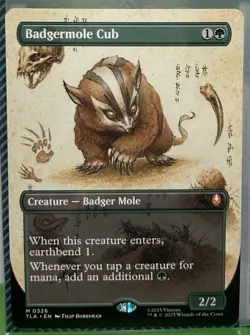 Badgermole Cub (Borderless) Avatar: The Last Airbender Regular - Image 1