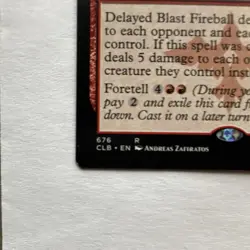 Delayed Blast Fireball - Baldur's Gate Rare Instant Red Regular Magic 676 - Image 5