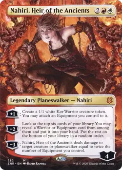 Nahiri, Heir of the Ancients (Borderless) M Zendikar Rising 282 NM - Image 1
