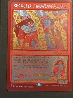 Mtg Secret Lair— Reckless Fireweaver Foil—NM - Image 1