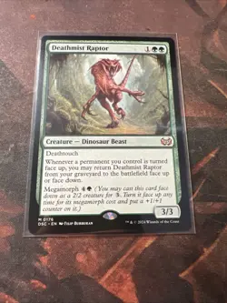 Deathmist Raptor Commander Duskmourn Regular Mythic MTG 0176 - Image 1