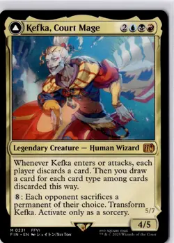 Kefka, Court Mage Final Fantasy Regular NM M 0231 - Image 1