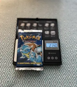 21.40 HEAVY VTG. 1999 Pokemon Base Set Unlimited FACTORY Sealed pokemon Pack - Image 4