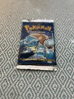 21.40 HEAVY VTG. 1999 Pokemon Base Set Unlimited FACTORY Sealed pokemon Pack - Image 5