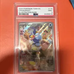 Pokemon TCG Cramorant 176/167 Illustration Rare Holo PSA 9 110HP - Image 1