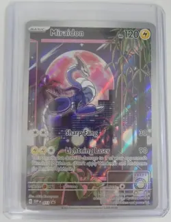 Pokemon Scarlet & Violet Promotional Miraidon #013 Full Art Ungraded Raw Card! - Image 1