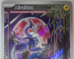 Pokemon Scarlet & Violet Promotional Miraidon #013 Full Art Ungraded Raw Card! - Image 4