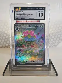 Venusaur ex 198/165 SIR Pokemon TCG Scarlet&Violet 151 CGC Gem Mint 10 !English - Image 1