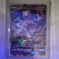 Pokemon Mewtwo GX Full Art Ultra Rare Holo Card Shining Legends 39/73 190 HP - Image 1
