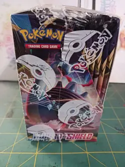 Pokemon Sword and Shield Base Set Booster Box *small hole* - Image 2
