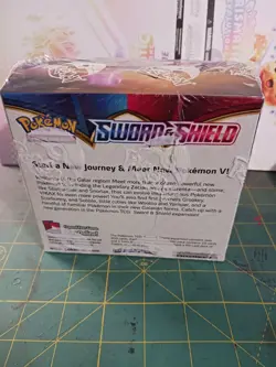 Pokemon Sword and Shield Base Set Booster Box *small hole* - Image 3