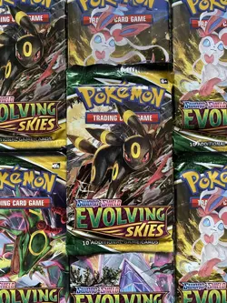 1x Pokemon TCG Evolving Skies Booster Pack Brand New Sealed Trusted Seller ✅ - Image 1