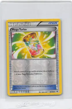 Mega Turbo 86/108 - Uncommon - Reverse Holo - Roaring Skies Pokemon CARD - LP - Image 1