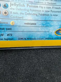 Pokemon Mint 1st Edition Holo Misty's Tentacruel Gym Heroes 10/132 - Image 5