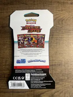 Destined Rivals - Sleeved Booster Pack - Giovanni & Mewtwo Pokemon TCG - Image 2