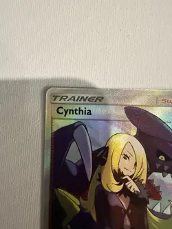 Pokemon Cynthia Full Art Trainer-Supporter Shiny Holo SV82/SV94 Hidden Fates - Image 2
