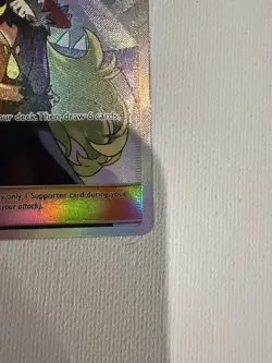 Pokemon Cynthia Full Art Trainer-Supporter Shiny Holo SV82/SV94 Hidden Fates - Image 4