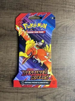 Destined Rivals - Sleeved Booster Pack - Ethan & Ho-Oh Pokemon TCG - Image 1