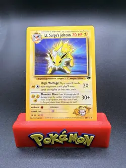 Lt. Surge’s Jolteon 28/132 Gym Challenge Rare NM Vintage Pokemon TCG - Image 1