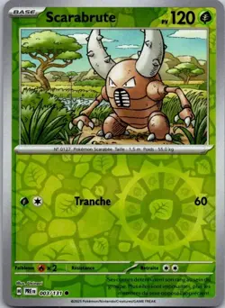 Carte Pokemon Scarabrute 003/131 Reverse - 2025 - Image 1
