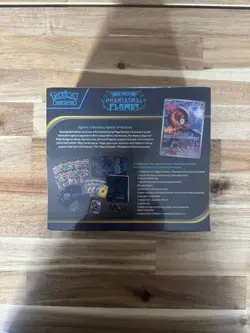✅Pokemon TCG Phantasmal Flames Pokemon Center ETB New Sealed In Hand💥 - Image 4