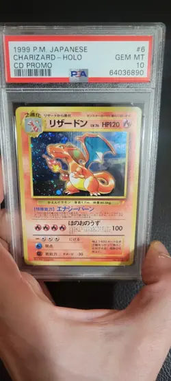 Pokemon TCG 1999 Japanese CD Promo Charizard Holo PSA 10 #006 - Image 1